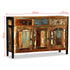 Rustika Rowe -  Sideboard Solid Reclaimed Wood 120x35x76 cm